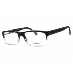 Carrera Men's Eyeglasses - Rectangular Shape Black/Grey Plastic Frame | 8852 008A 00