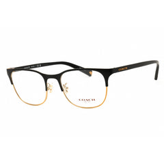 Coach Women's Eyeglasses - Black/Gold Metal Oval Shape Full Rim Frame | 0HC5131 9346