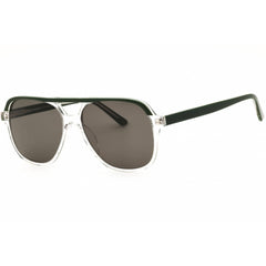 Cole Haan Unisex Sunglasses - Olive/Clear Acetate Rectangular Frame | CH6504 308