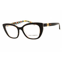 Dolce & Gabbana Women's Eyeglasses - Cat Eye Shape Full Rim Frame | 0DG3398 3217