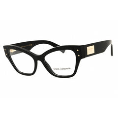 Dolce & Gabbana Women's Eyeglasses - Black Cat Eye Shape Full Rim Frame | 0DG3404 501