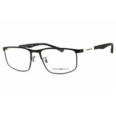 Emporio Armani Men's Eyeglasses - Matte Black Metal Rectangular Frame | 0EA1131 3001