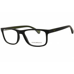 Emporio Armani Men's Eyeglasses - Matte Black Rectangular Shape Frame | 0EA3147 5042