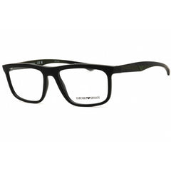 Emporio Armani Men's Eyeglasses - Matte Black Rectangular Shape Frame | 0EA3246 5001