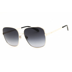 Fossil Women's Sunglasses - Rectangular Light Gold Metal Frame | FOS 2133/G/S 3YG