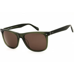 Fossil Men's Sunglasses - Crystal Green Plastic Full Rim Frame | Fos 2062/S 00OX 70