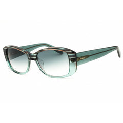 Fossil Women's Sunglasses - Teal Blue Plastic Rectangular Frame | FOS 2138/S 05MZ 9K