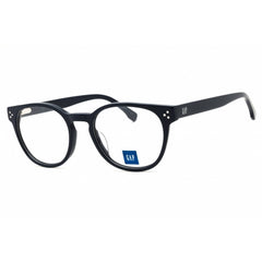 Gap Men's Eyeglasses - Navy Blue Acetate Round Shape Full Rim Frame | VGP005 0NAV