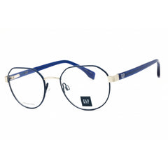 Gap Men's Eyeglasses - Blue Metal Round Shape Full Rim Frame | VGP030 0BLE