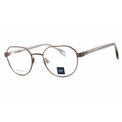 Gap Men's Eyeglasses - Shiny Gunmetal Metal Round Shape Full Rim Frame | VGP030 0GUN