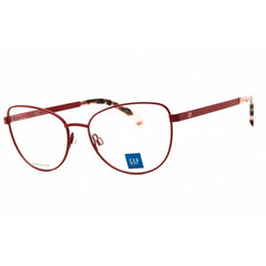 Gap Women's Eyeglasses - Burgundy Metal Cat Eye Shape Full Rim Frame | VGP044 X726
