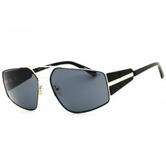 Guess Men's Sunglasses - Black/Gold Metal Rectangular Full Rim Frame | GU00091 05A