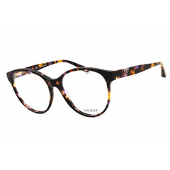 Guess Women's Eyeglasses - Violet/Brown Acetate Round Full Rim Frame | GU2847 083