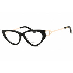 Guess Women's Eyeglasses - Shiny Black Acetate Cat Eye Full Rim Frame | GU2911 001