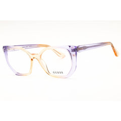 Guess Women's Eyeglasses - Lilac/Beige Acetate Cat Eye Full Rim Frame | GU2966 080