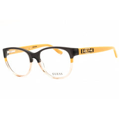 Guess Women's Eyeglasses - Yellow/Black Acetate Oval Full Rim Frame | GU2980 041