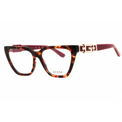 Guess Women's Eyeglasses - Bordeaux/Brown Acetate Cat Eye Shape Frame | GU2985 071