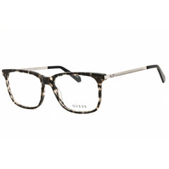 Guess Men's Eyeglasses - Grey/Silver Acetate Rectangular Shape Frame | GU50048 020