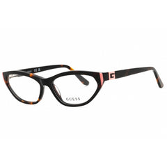 Guess Women's Eyeglasses - Dark Havana Acetate Cat Eye Full Rim Frame | GU50146 052