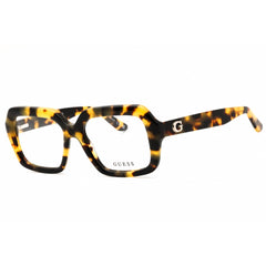 Guess Women's Eyeglasses - Blonde Havana Acetate Rectangular Frame | GU50226 053