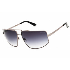 Guess Men's Sunglasses - Shiny Gunmetal Metal Oversized Full Rim Frame | GU5207 08B
