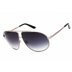 Guess Men's Sunglasses - Shiny Gunmetal Metal Aviator Full Rim Frame | GU5208 08B