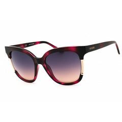 Guess Women's Sunglasses - Violet/Burgundy Cat Eye Full Rim Frame | GU7726 83Z