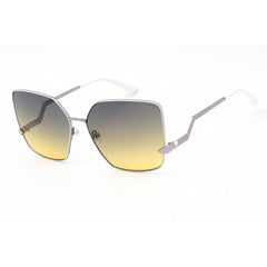 Guess Women's Sunglasses - Silver/Ivory Rectangular Full Rim Frame | GU7814 25B