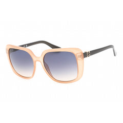 Guess Women's Sunglasses - Beige Injected Propionate Oversized Frame | GU7863 57B