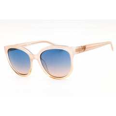 Guess Women's Sunglasses - Shiny Beige Injected Propionate Oval Frame | GU7877 57B