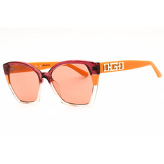 Guess Women's Sunglasses - Orange/Bordeaux Cat Eye Full Rim Frame | GU7912 44E