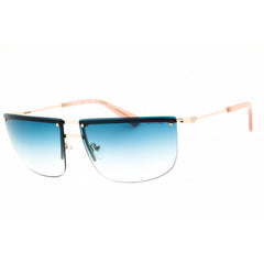 Guess Women's Sunglasses - Gold Colored Metal Oval Shaped Rimless Frame | GU8256 32W