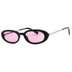 Guess Women's Sunglasses - Shiny Black Injected Propionate Oval Frame | GU8277 01Y