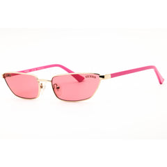Guess Women's Sunglasses - Gold/Pink Metal Rectangular Full Rim Frame | GU8285 32S