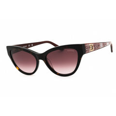 Guess Women's Sunglasses - Cat Eye Dark Havana Acetate Full Rim Frame | GU00112 52F