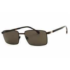 Hugo Boss Men's Sunglasses - Matte Brown Metal Rectangular Frame | 1700/S 0HGC IR