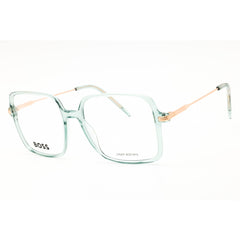 Hugo Boss Women's Eyeglasses - Aqua Green Plastic Rectangular Frame | 1735 0WK2 00