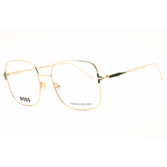 Hugo Boss Women's Eyeglasses - Oversized Gold/Green Metal Full Rim Frame | 1866 PEF