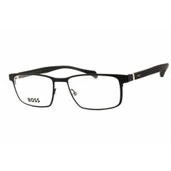 Hugo Boss Men's Eyeglasses - Matte Black Rectangular Full Rim Frame | 1119/IT 0003 00