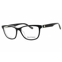 Juicy Couture Women's Eyeglasses - Black Plastic Rectangular Frame | JU 187 0807 00