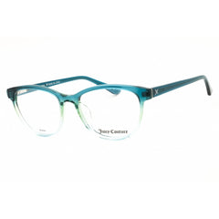 Juicy Couture Women's Eyeglasses - Blue/Teal Oval Full Rim Frame | JU 197 0B7K 00