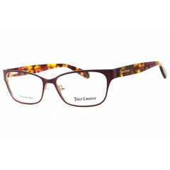 Juicy Couture Women's Eyeglasses - Mauve Metal Rectangular Frame | JU 253/G 0G3I 00