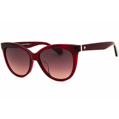 Kate Spade Women's Sunglasses - Dark Red Acetate Cat Eye Frame | DAESHA/F/S 0C9A 3X