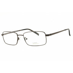 Liz Claiborne Men's Eyeglasses - Gunmetal Rectangular Frame | Industrialist 03WK 00