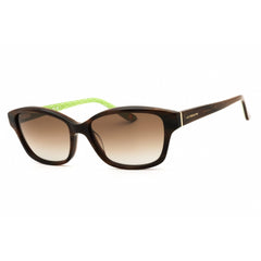 Liz Claiborne Women's Sunglasses - Brown Havana Rectangular Frame | L 574/S 0WR9 HA