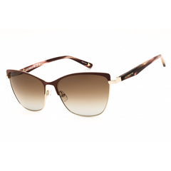 Liz Claiborne Women's Sunglasses - Brown/Gold Metal Full Rim Frame | L 589/S 0FG4 HA
