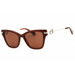Longchamp Women's Sunglasses - Brown Acetate Cat Eye Shape Full Rim Frame | LO737S 201