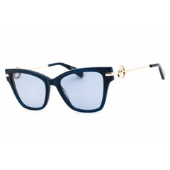 Longchamp Women's Sunglasses - Blue Acetate Cat Eye Shape Full Rim Frame | LO737S 400