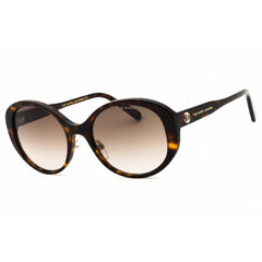 Marc Jacobs Women's Sunglasses - Havana Plastic Oval Frame | MARC 627/G/S 0086 HA