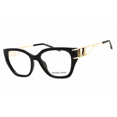 Michael Kors Women's Eyeglasses - Black/Gold Rectangular Shape Frame | 0MK4140U 3005